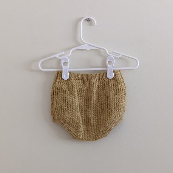 Zara Yellow Button Knit Bloomer Sz 6/9m - Picture 3 of 4